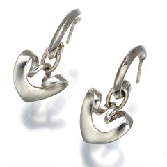 ジョージジェンセン ピアス 2WAY チャーム シルバー 925 #203424