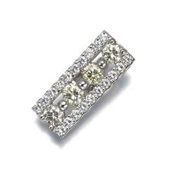 TASAKI タサキ ペンダントトップ イエロー&クリア ダイヤ ダイヤモンド 0.59ct スクエア Pt900 #202526