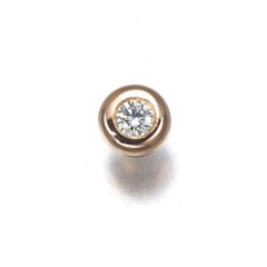 ティファニー ピアス ダイヤ ダイヤモンド 0.03ct程 バイザヤード 片耳 K18PG #203906