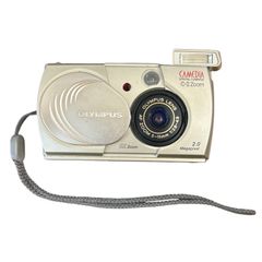 OLYMPUS オリンパス CAMEDIA C-2 Zoom  デジタルカメラ 電池式 デジカメ ゴールド