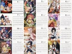 【中古】同人ポスター・タペストリー・カレンダー系 【東方Project】2016年イラストカレンダー 射命丸文＆犬走椛(Curee) 2016.1/AQUA STYLE 特典