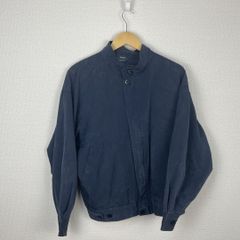 INTERMEZZO インターメッツォ ブルゾン スタンドカラー ネイビー メンズ 古着