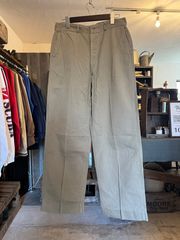 【50-60s】フランス軍 M-52 チノトラウザーズ ツイル 2タック 太め　ワイドパンツ