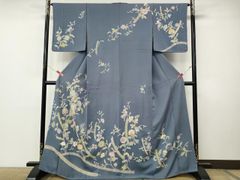 平和屋着物●創業460年・千總　訪問着　花唐草文　金彩　近鉄百貨店扱い　正絹　逸品　未使用　CABM9243ut