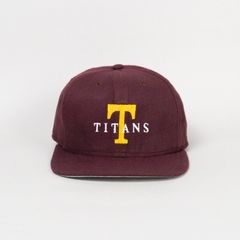 Titans 90s New Era Vintage Cap ヴィンテージ キャップ トラッカーキャップ スナップバック ビンテージ 古着