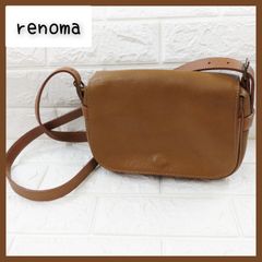 renoma　レノマ　トートバッグ　ブラウン　総柄裏地