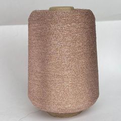 毛糸・工業用毛糸 メタリックヤーン・ラメ糸 ベージュピンク 535ｇ YS136