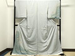 平和屋着物●訪問着　黄金繭　伊と幸　舞蝶文　金彩　仮絵羽　正絹　逸品　未使用　CABM4994gh