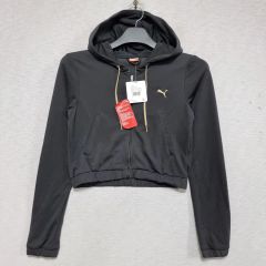 新品 PUMA クロップド トレーナー ジャケット レディース スリム 55サイズ ㅡ0424ㅁㅁ