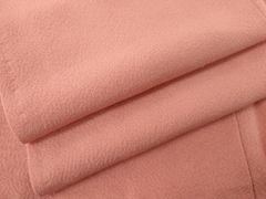 平和屋着物●上質な色無地　紅梅色　正絹　逸品　AABM0124cs