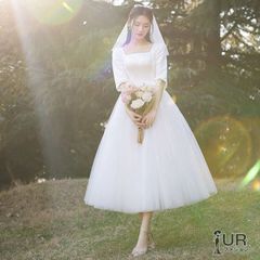 花嫁 ドレス ウエディングドレス 前撮りドレス ウェディングドレス 二次会ドレス 前撮り ドレス 花嫁 かわいい 花嫁 二次会ドレス フォトウェディング 可愛い シンプル 後撮り 結婚式 mingmei05