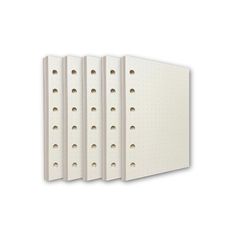 【新品】 WBway 手帳リフィル ミニ6穴サイズ ドット 方眼 【5冊セット】 225枚 システム手帳 メモ帳 リフィル ポケットサイズ レフィル 中身 A7 (ドット) 1