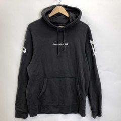 Abercrombie & Fitch アバクロンビー＆フィッチ ロゴ 長袖 パーカー スウェット パーカー チャコールグレー L メンズ