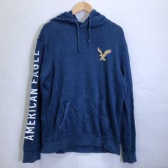 AMERICAN EAGLE OUTFITTERS アメリカンイーグルアウトフィッターズ 無地 長袖 パーカー スウェット パーカー 紺 M 不明 綿100%
