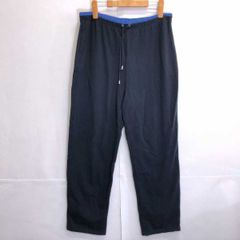 Liz Claiborne リズクレイボーン マカオ製 無地 イージー スウェットパンツ ボトムス 黒 レディース L 綿95% ポリウレタン5%