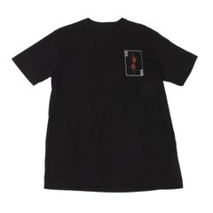サイトs'yte 久米繊維製トランププリントTシャツ 黒3