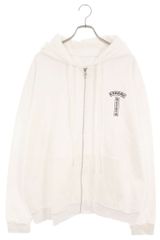 クロムハーツ  SWTSHRT HD ZIP バックアーチロゴプリントジップアップパーカー メンズ XL