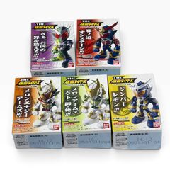 BANDAI THE仮面ライダーズ それぞれの正義編 鎧武 斬月・真 斬月 W 武神鎧武 全5種・5箱セット 食玩フィギュア