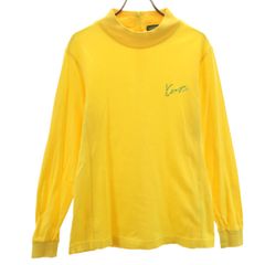 KENZO ケンゾー 90s 日本製 オールド 長袖 ロング Tシャツ 2 イエロー メンズ 古着