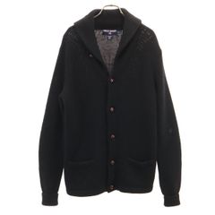 POLO SPORT RALPH LAUREN ポロスポーツラルフローレン 長袖 ショールカラー ニットカーディガン M ブラック メンズ 古着