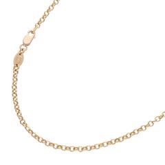 クロムハーツ  22K NECKCHAIN R20/ロールチェーン20inch ゴールドネックレス メンズ 20inch