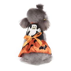 【新品】 YBGGJO ハロウィン ペット服 幽霊 コウモリ ワンピース ペットウェア 可愛い 仮装 変装 スカート ワンピース 小型犬 中型犬 猫 記念撮影 (ハロウィン-A, M)