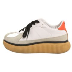 オニツカタイガー Onitsuka Tiger DELECITY スニーカー ローカット 厚底 1183B874 白 ホワイト オレンジ 24.5cm 靴