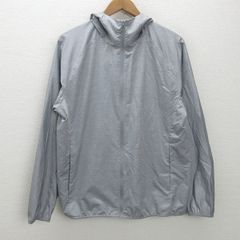 g■ユニクロ/UNIQLO ブロックテックパーカー/311-439575【L】灰/men's/39K【中古】■