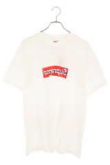シュプリーム ×コムデギャルソンシャツ COMME des GARCONS SHIRT 17SS Box Logo Tee ペーパーアートボックスロゴTシャツ メンズ L