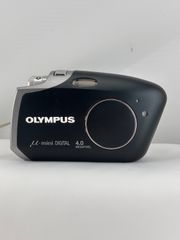 2642【美品、動作確認済み】 OLYMPUS μ mini ブラック オリンパス ミュー コンパクトフィルムカメラ