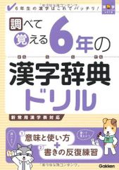 調べて覚える6年の漢字辞典ドリル: 6年生の漢字はこれでバッチリ! (漢字パーフェクトシリーズ)