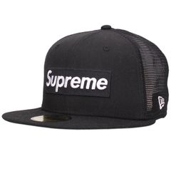 シュプリーム ×ニューエラ New Era  24SS  New Era Box Logo Mesh Back ボックスロゴメッシュバックベースボール帽子 メンズ 7.375