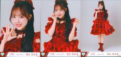 ≠ME 2026年8月ランダム生写真 落合希来里 2026.August「愛くださいませ」歌唱衣装2 3種コンプ
