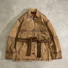 定価3.9万 MAISON SPECIAL Real Suede Oversized Shirt リアルスウェードオーバーシャツブルゾン メゾンスペシャル