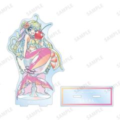 【新品】アクリルスタンド・アクリルパネル 七海るちあ 描き下ろし カクテルグラスver. Ani-Art clear label BIGアクリルスタンド 「アニメ ぴちぴちピッチ」