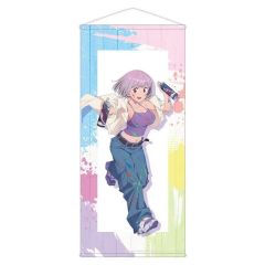 【中古】タペストリー 新条アカネ 描き下ろし ペインタースタイルver. ほぼ等身大タペストリー 「グリッドマン ユニバース」