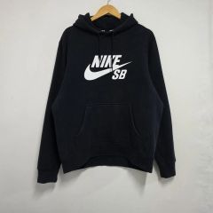 L 100-105) NIKE SB 起毛 フーディー Tシャツ ブラック