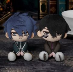 【中古】ぬいぐるみマスコット・ぬいぐるみバッジ 一ノ瀬四季＆無陀野無人 ちょこんと!おすわり ぬいぐるみマスコットセット 「TVアニメ 桃源暗鬼」
