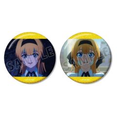 【新品】バッジ・ビンズ リアーナ・オーウェンザウス 場面写グリッター缶バッジ2個セット 「TVアニメ 杖と剣のウィストリア Season2」