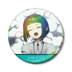 【新品】バッジ・ビンズ アマネ 描き下ろし オーロラ缶バッジ バースデーver. 第3弾 「MILGRAM -ミルグラム-」