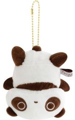 【中古】ぬいぐるみマスコット・ぬいぐるみバッジ たれぱんだ(逆さま) いつものたれぱんだテーマ ぶらさげぬいぐるみ 「たれぱんだ」