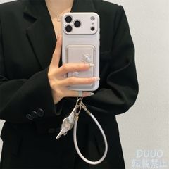 シルバースター柄 iPhoneケース カード収納 手提げストラップ付き 全包み耐衝撃 保護ケース ソフトケース iPhone18 Pro Max/iPhone17/iPhone16/iPhone15/iPhone14/iPhone13/iPhone12