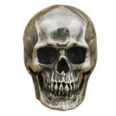 【新品】 [PACKOVE] スカルリング ハロウィン スケルトンハンドジュエリー 暗い 鍵 頭蓋骨リング スカル ハロウィーン なりすまし 合金 Silver