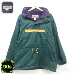 XL/古着 エアロポステール Aeropostale 長袖 ジャケット ナイロン メンズ 90年代 90s アノラック グリーン【spe】 26aug19