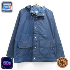 M/古着 Outdoor Products 長袖 ジャケット ナイロン メンズ 80年代 80s GORE-TEX フラップポケット USA製 ネイビー【spe】 26aug24