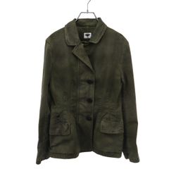 Christian Dior クリスチャンディオール 25SS ガーメントダイデニムブレザージャケット 517V53A3339 グリーン F38