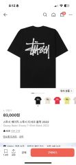新品) STUSSY ベーシック STUSSY Tシャツ ブラック L