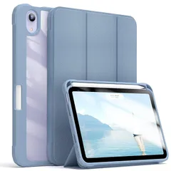 【新品】 SZPSGC 対応iPad Mini 第7/6世代 ケース (2024/2021) 8.3インチ 超軽量 透明 保護カバー ブルー