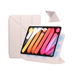 【新品】 SANDUODD iPad mini7 ケース(A17 Pro、2024) iPad mini 第7/6世代 ケース (2024/2021) 8.3インチ ケース 強力マグネット吸着 横置&縦置 角度調整可能 三角形スタンド 安定感 Pencil P