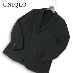 25SS★ UNIQLO ユニクロ 通年 コンフォート 2B アンコン テーラード ジャケット Sz.L メンズ 灰 グレー